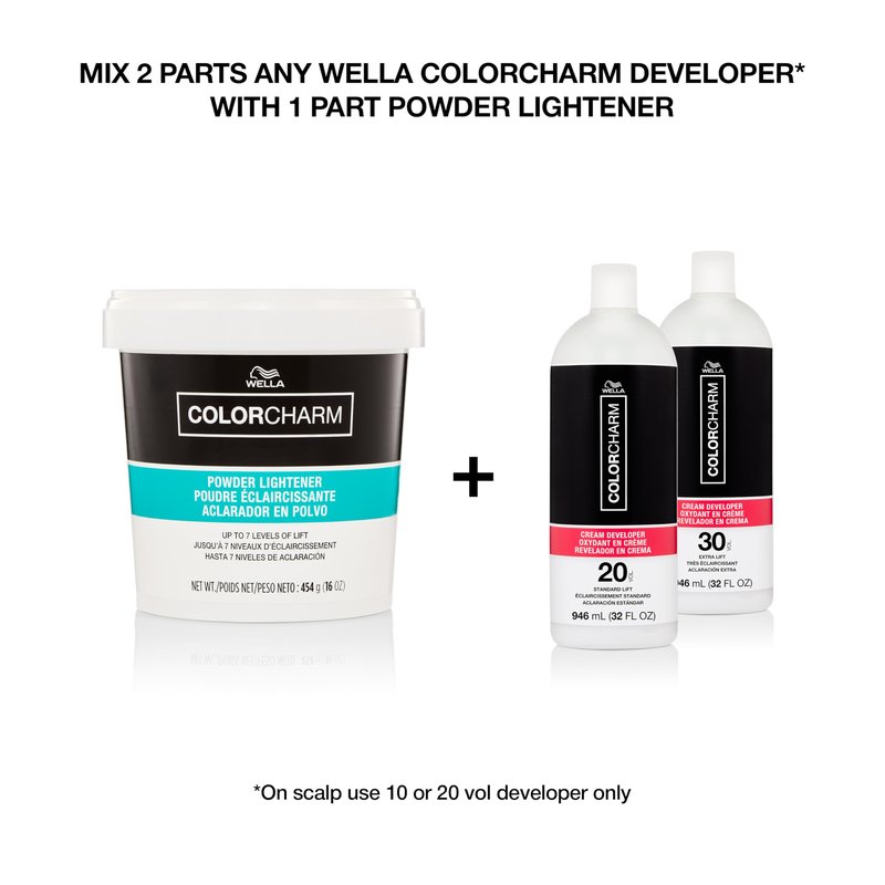 COLORCHARM Cream Hair Color Developer | 40 Volume | For Optimal Gray Blending and Rich Multi-Dimensional End Results | 32 Fl Oz