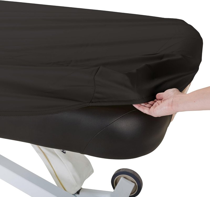 Massage Table Protection Cover - Fitted 100% PU Replacement for Round & Square Tables 28-32" Wide