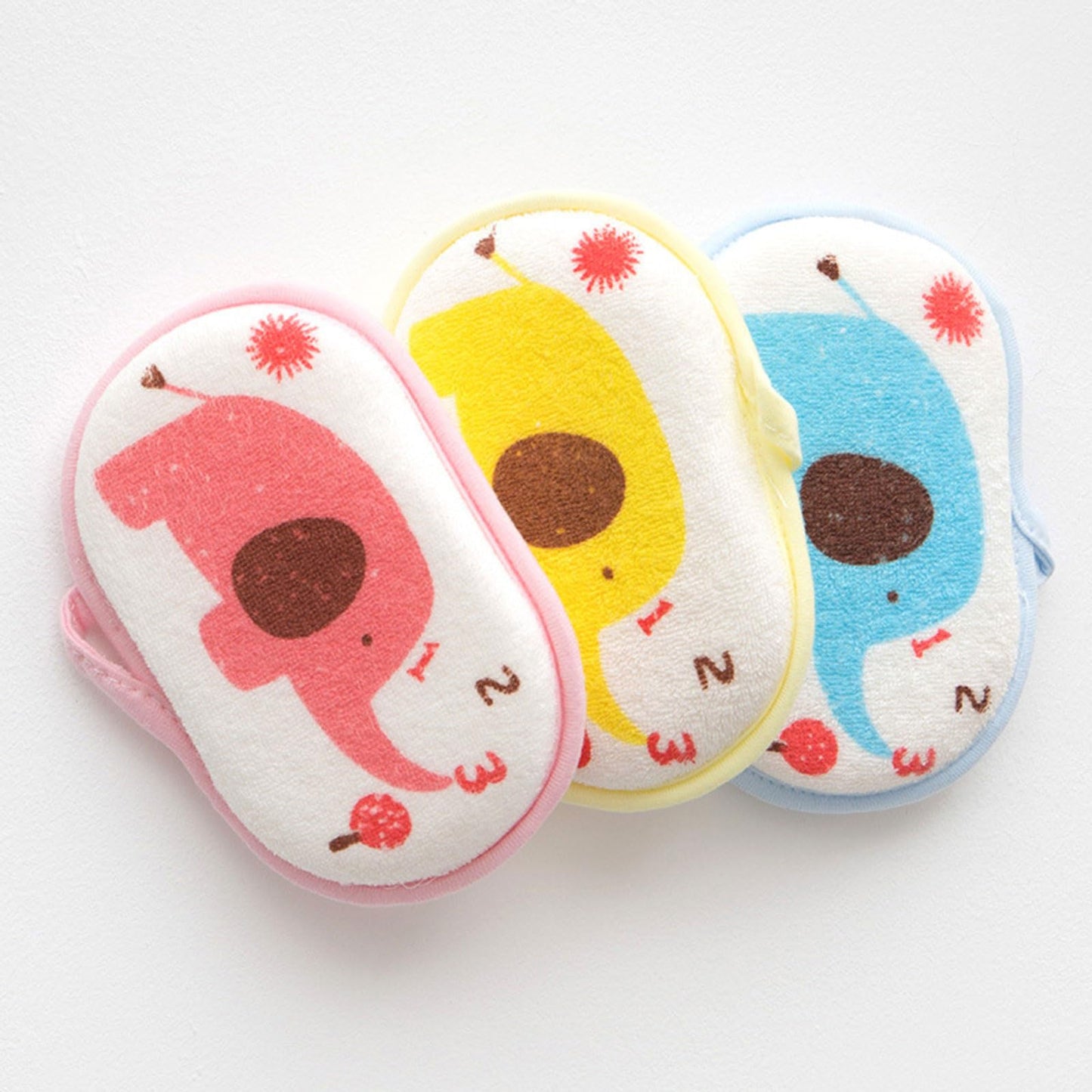 Kids Bath Sponge Soft Shower Sponge Skin Protective Baby Shower Sponges Newborn Toddler Bath Foam High Absorbent Sponge