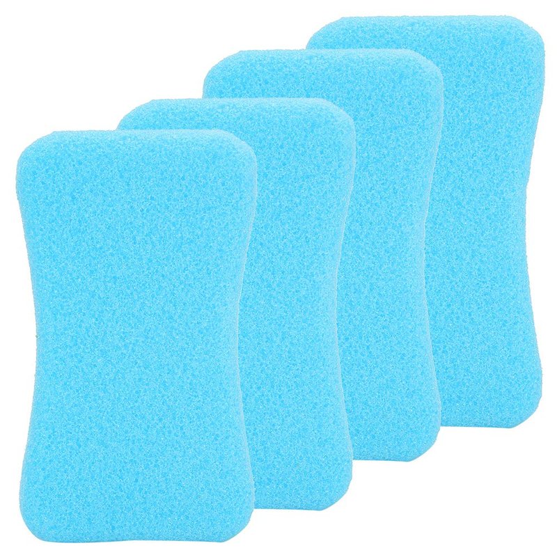 Foot Pumice Stone for Feet Hard Skin Callus Remover and Scrubber, Foot File Exfoliation to Remove Dead Skin (Pack of 4) (Blue)