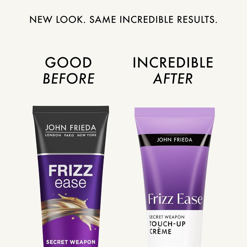 John Frieda Frizz Ease Touch-Up Cream - Anti-Frizz Smoothing Formula with Avocado Oil | 4 fl oz