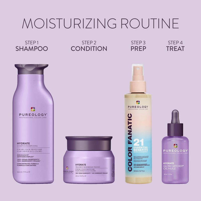 Pureology Hydrate Hair Treatment Mask - Deep Conditioning Mask, For Dry or Color-Treated Hair, Instant Shine & Detangling