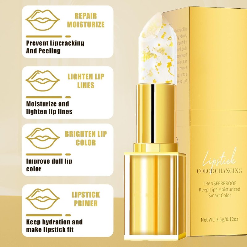 ETUIH Areliaa lipstick，areliaa signature lipstick，True Tone Ph Adjusting,Changes Color,Long Lasting 24 Hours Moisturizing