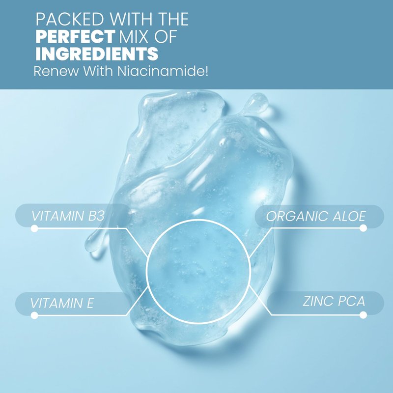 Niacinamide 12% Serum for Face w/Zinc & Hyaluronic Acid – Vitamin B3 & E Pore Minimizer for Dark Spot Corrector, Even Skin Tone, Oil Control, Brightening & Hydrating for Women, 2 Fl Oz