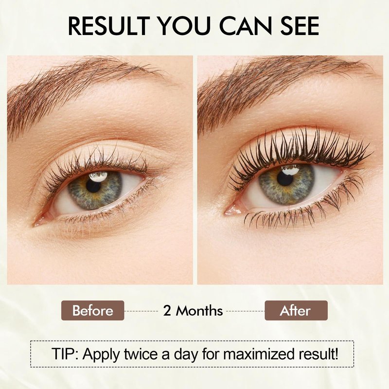 Simpout Eyelash Growth Serum - Fuller & Longer Looking Eyelashes Lash Enhancing Serum for Natural Lashes or Lash Extensions, Vegan & Cruelty-Free (Gold)