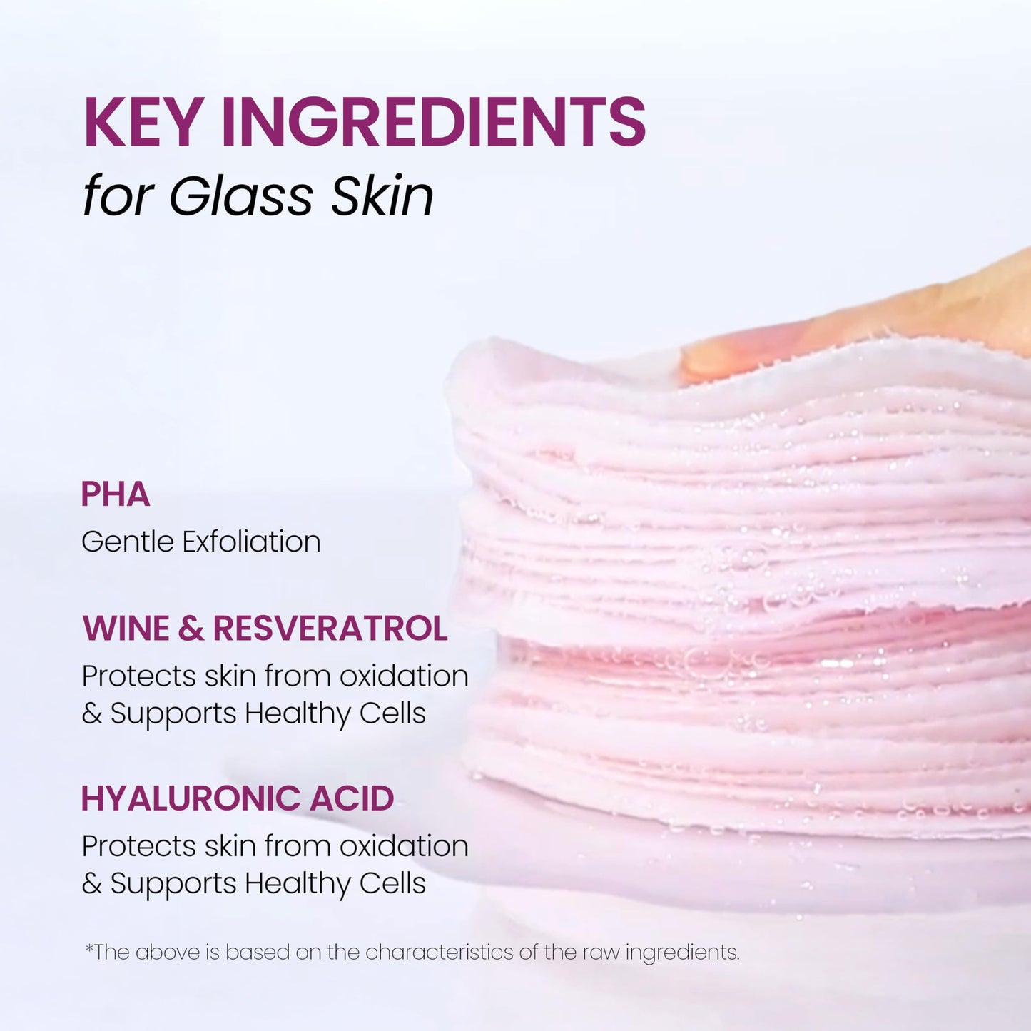DERMALOGY by NEOGENLAB Bio-Peel Gauze Peeling Pads (Wine, 30 pads) - Exfoliating & Firming Peeling Pad with PHA & Red Wine & Resveratrol & Acid Hyaluronic - Korean Skin Care