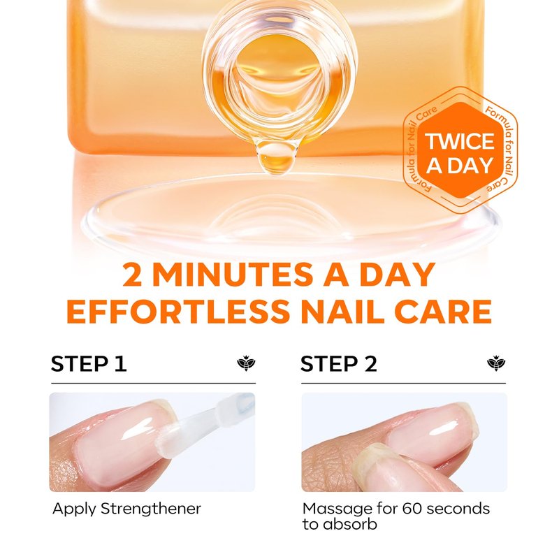 modelones Nail Strengthener and Growth Nail Repair for Damaged Nails Hardener Extra Strong and Growth Repair Mode Gifts