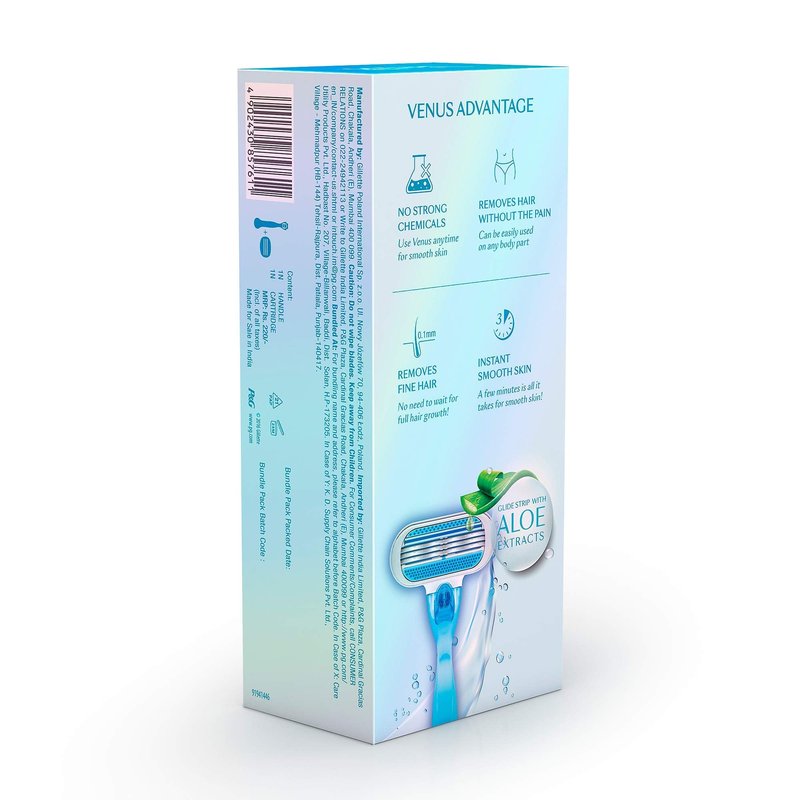 Gillette Venus Original Women's Razor 1 Razor Handle And 1 Cartridge, 1.000 Count