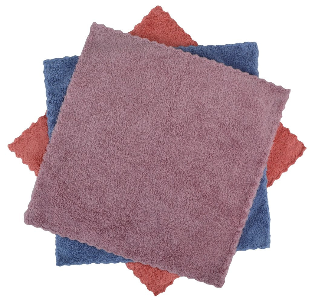 HOPESHINE Face Makeup Remover Cloths Wash Cloth for Face Towels Facial Cleaning Wipes Reusable Soft for Sensitive Skin Erase Mascara, Eyeliner, Foundation, Lipstick with Just Water 12 inch X 12 inch