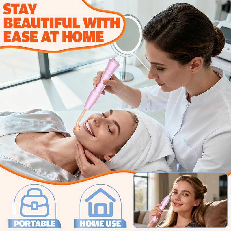 Portable Handheld Skin Therapy Wand - Anti-Aging Facial Treatment Device