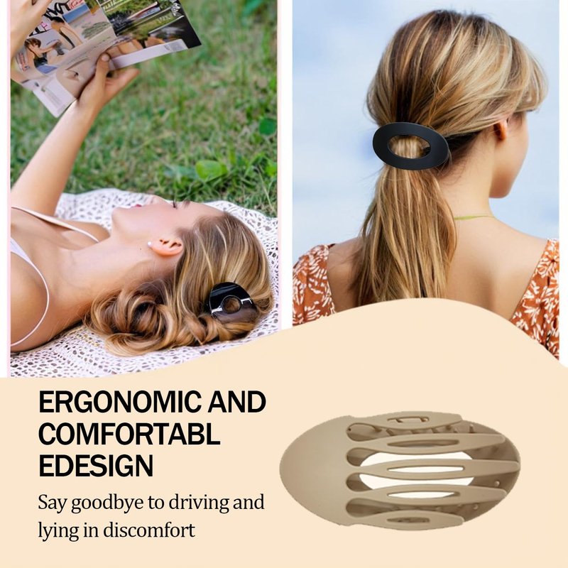 8 PCS Flat Hair Clips for Women, French Design Flat Hair Claw Clips, Strong Hold Matte Hair Barrettes for Women Thin Hair, Duck Billed Hair Clips for Daily Styling Christmas Gifts