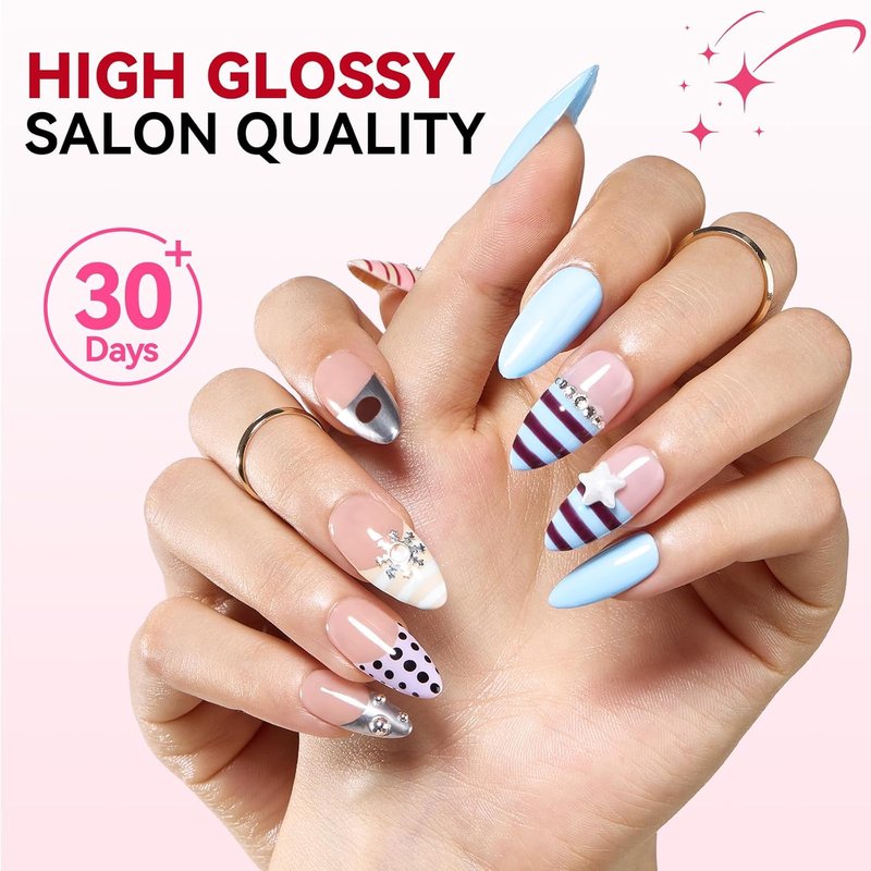 Makartt Gel Top Coat - 15ml No Wipe Formula for Long-Lasting High Gloss Finish | Clear Gel Polish for DIY Nail Art