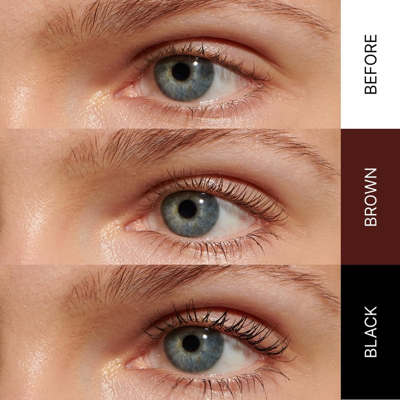 Minori Mother of Lashes Brown Mascara, Precise Slim Brush for Length & Definition, Non-Clumping, Lash-Strengthening Formula, Vegan & Cruelty-Free, 0.27 fl oz