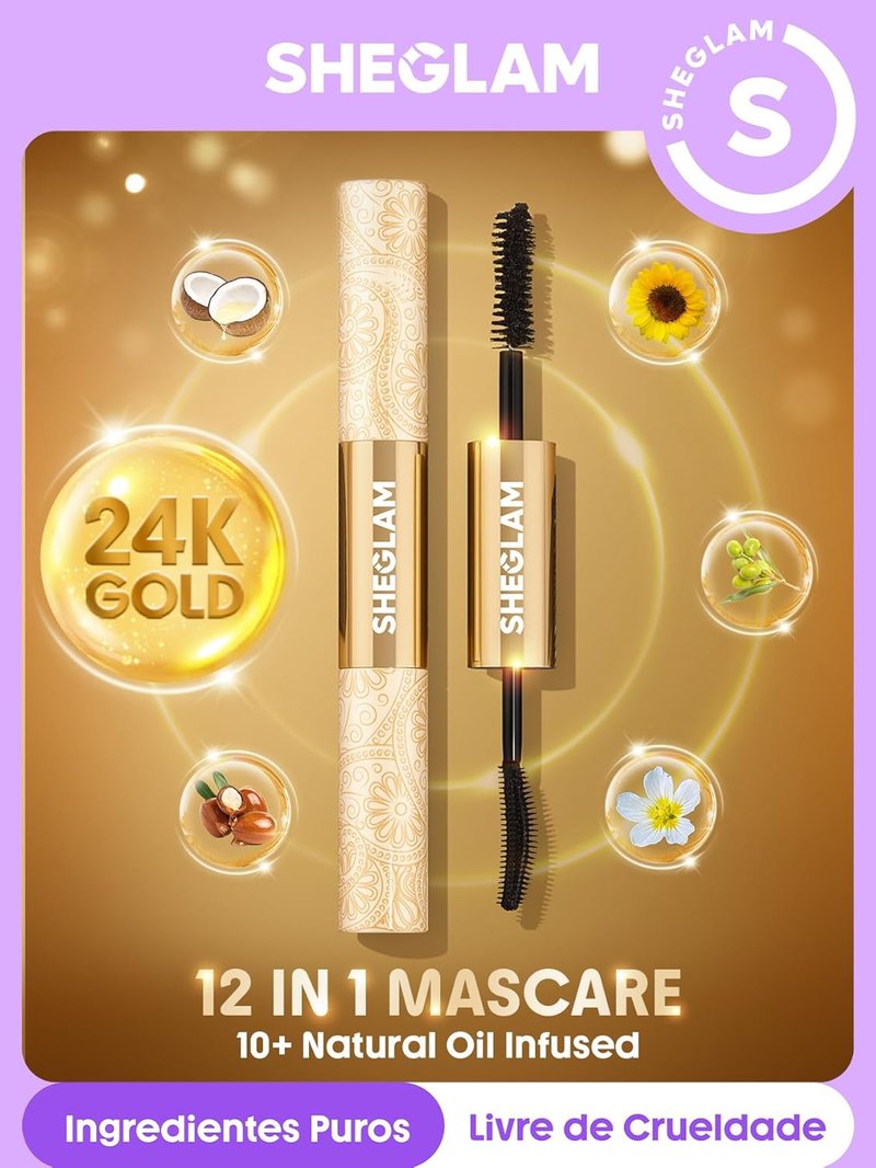 All-In-One 24K Multi-Effect Mascara - Long-Lasting Volume & Definition