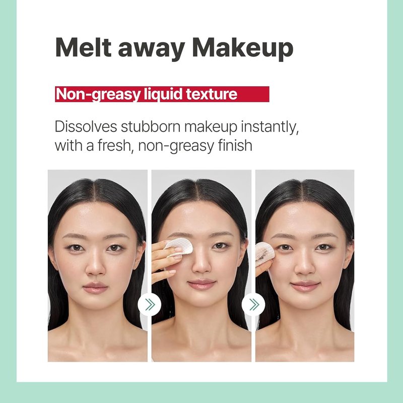 Gentle Deep Eye Makeup Remover - Waterproof Formula for Mascara & Lipstick | Vegan Korean Skin Care, 4.73 fl. oz.