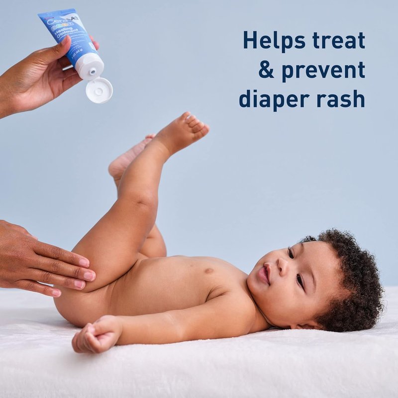CeraVe Diaper Rash Cream - Healing Ointment for Extra Dry Skin | 3 Ounce, Fragrance-Free, with Ceramides & Vitamin E