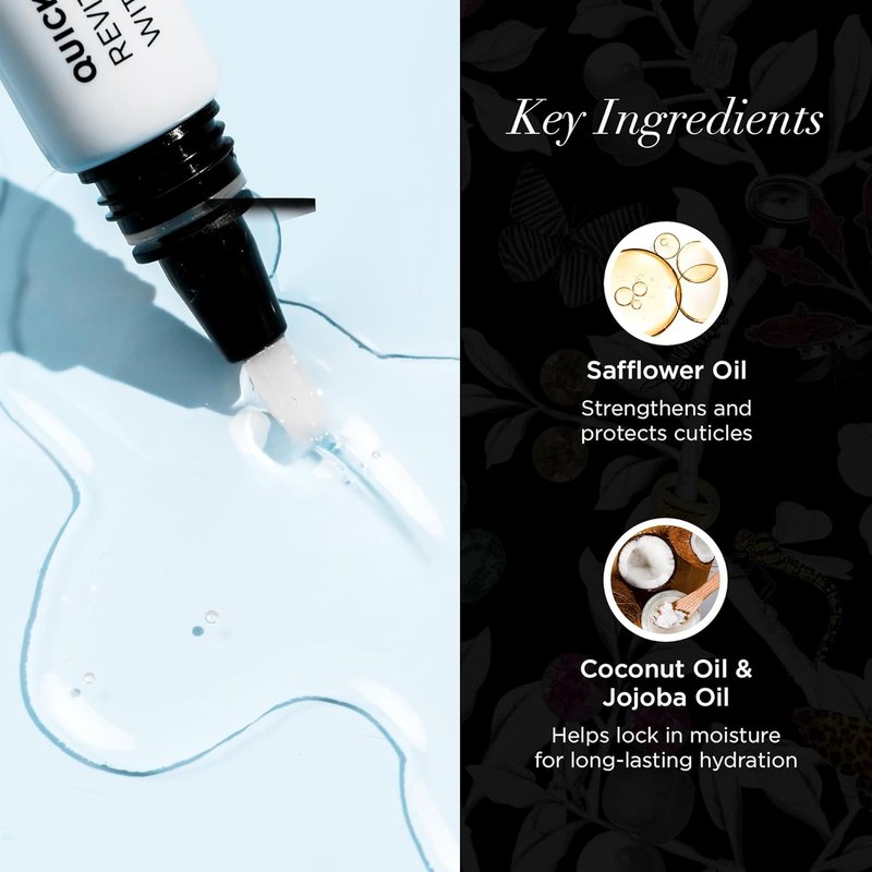 Quick Slip Cuticle Oil - Revitalizing Treatment with Biotin & Horsetail Extract | Fast-Drying Nail Care