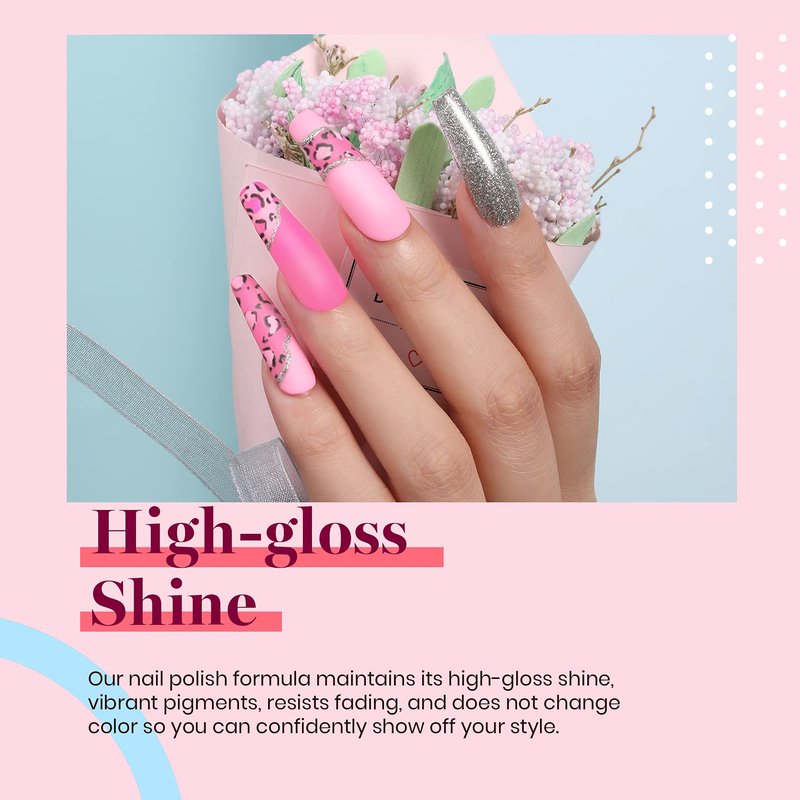Beetles Pink Gel Polish - Bright Summer 15ML/0.51Fl Oz, Light Pink Gel Nail Polish, Soak Off UV LED Lamp Nail Art, Long-Lasting Manicure Salon DIY Home Summer Nails