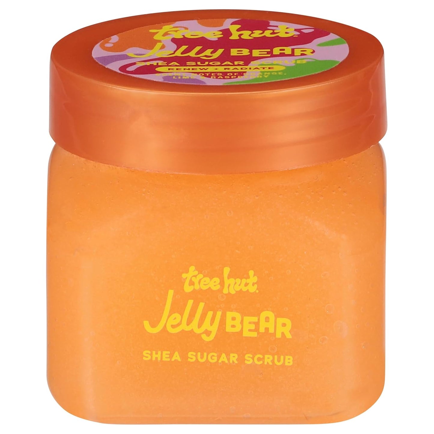 Tree Hut Mini Jelly Bear Shea Sugar Scrub - Exfoliating & Hydrating Body Scrub with Shea Butter | Travel Size 3.4 oz