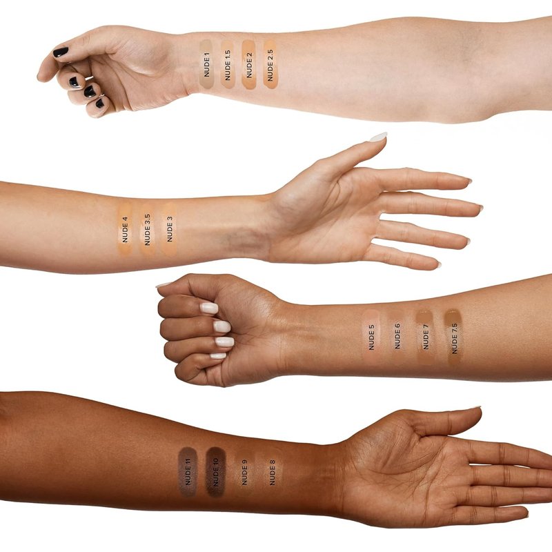 Nudestix Tinted Cover Liquid Foundation - Lightweight, Buildable Coverage for Radiant Skin | Hydrating Formula with 18 Botanical Extracts