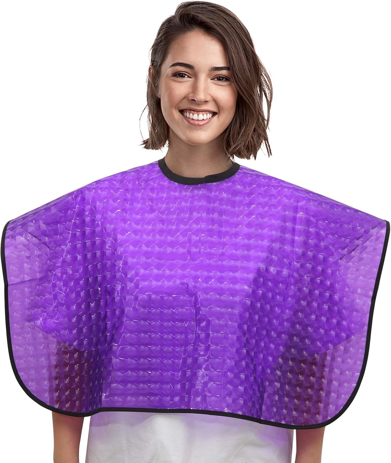 Skiennix Waterproof Hair Dye Cape - Unisex Short Comb-Out Cape for Stylists | Durable Makeup Apron