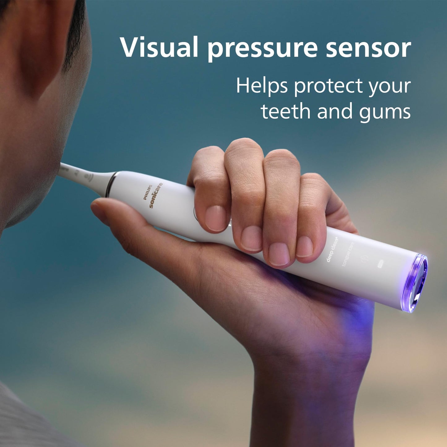Philips Sonicare DiamondClean Smart 9500 Electric Toothbrush - Sonic Toothbrush with App, Pressure Sensor, 15 Brushing Settings, Replacement Reminder, USB Charging Travel Case, White, Model HX9923/01