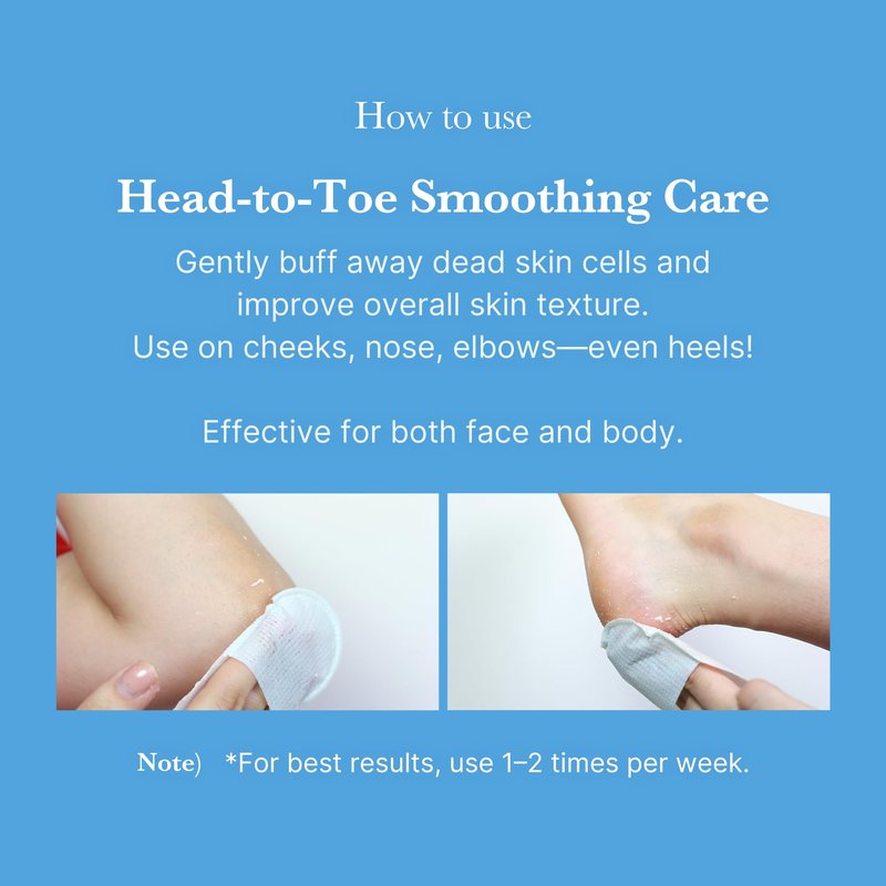 medicube Zero Pore Peel Pads (8ea) | Smoothing Mitt for Face & Body | Rice Extract, Natural AHA & Panthenol | Double-Sided Organic Cotton & Microfiber Pads | Polish for Smooth, Clear Skin