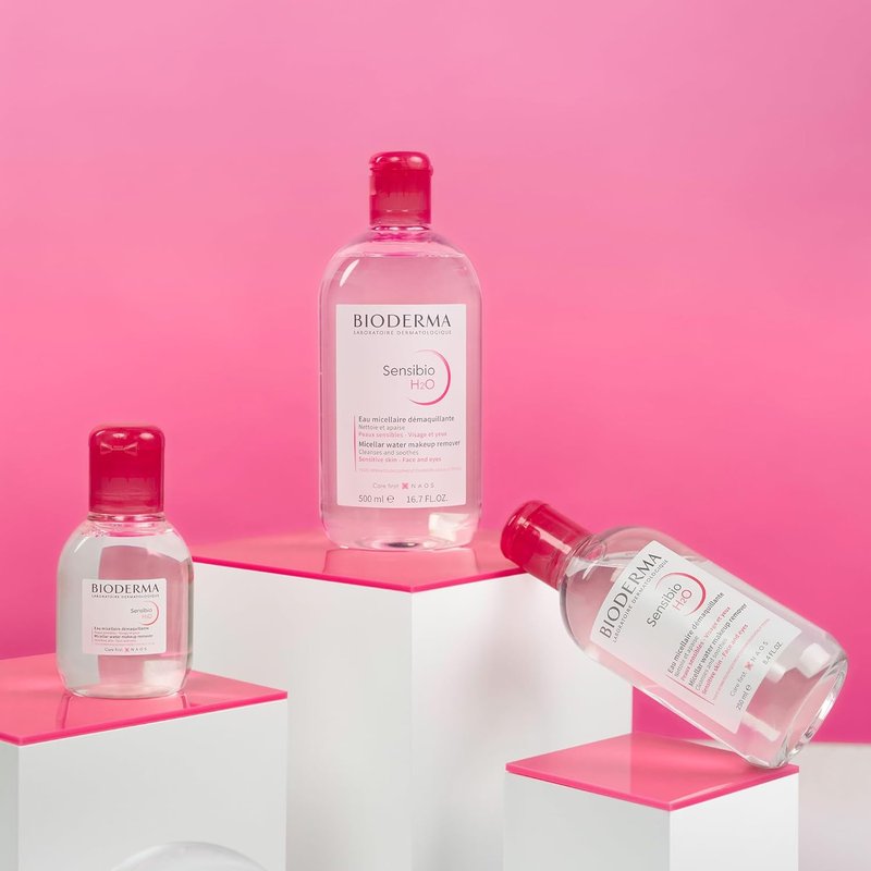 Bioderma Sensibio H2O Micellar Water - Gentle Makeup Remover for Sensitive Skin | Fragrance-Free, No Rinse