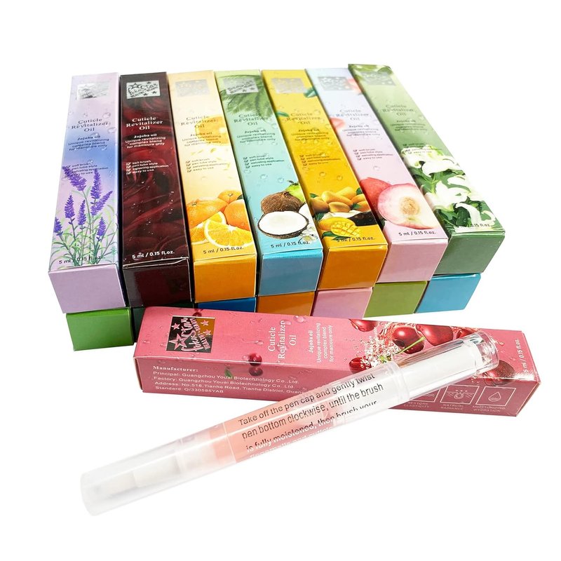 Skiennix Cuticle Oil Pen Set - 15pcs Professional Nail Care Kit for Revitalizing Dry Cuticles