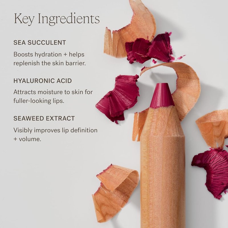 ILIA Lip Sketch Hydrating Crayon - Long-Lasting, Soft-Matte Finish | Non-Toxic, Cruelty-Free | 12-Hour Wear (Deco)