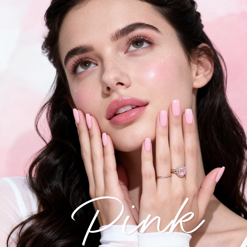 AZUREBEAUTY Gel Nail Polish - Light Pink Cream, High Gloss Opaque 18ML | Soak Off UV/LED for Manicure & Nail Art
