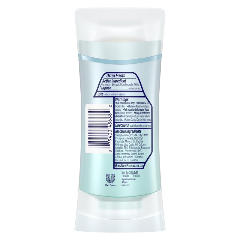 Degree Advanced Protection Antiperspirant Deodorant Vanilla & Jasmine for 72-Hour Sweat & Odor Control for Women, with Body Heat Activated Technology, 2.6 oz