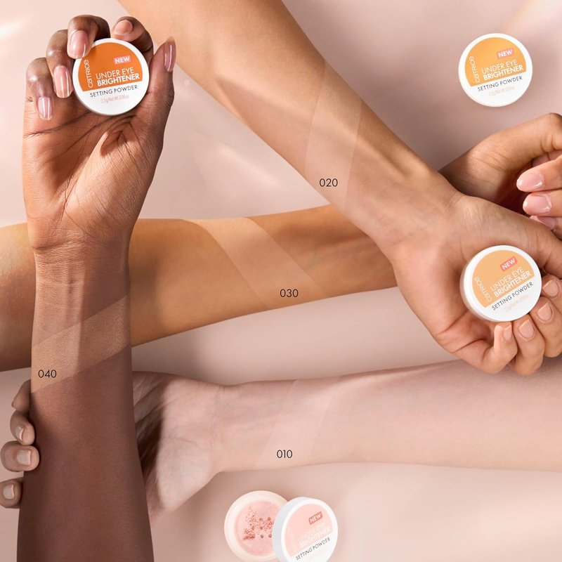 Catrice Under Eye Brightener Setting Powder - Light Rose | Brightening Soft Focus Effect with Hyaluronic Acid | Vegan & Cruelty Free