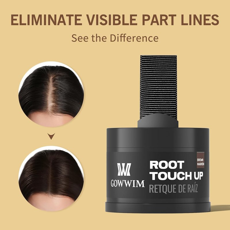 Hairline Powder | Black Hair Color Shadow for Instant Gray Coverage - 4g Touch-Up Solution