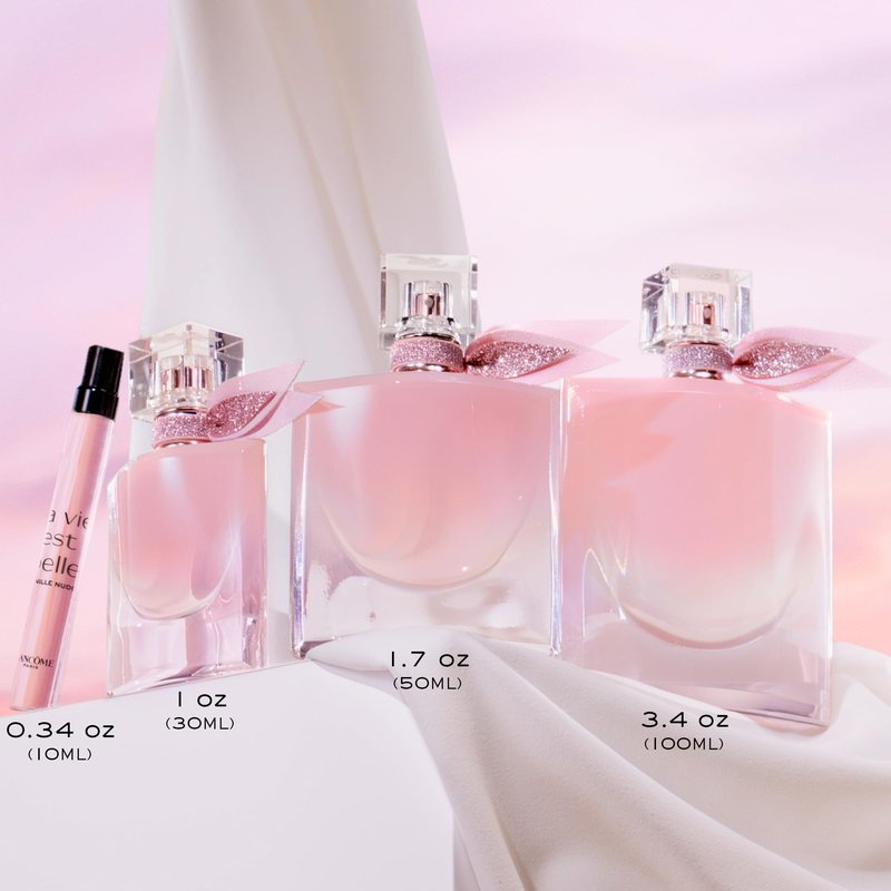 Lancôme La Vie Est Belle La Vie Vanille Nude Eau de Parfum - Long Lasting Fragrance with Notes of Solar Jasmine, Glazed Bourbon Vanilla, White Musk - Floral & Sweet Women's Perfume 1.7 Fl Oz.
