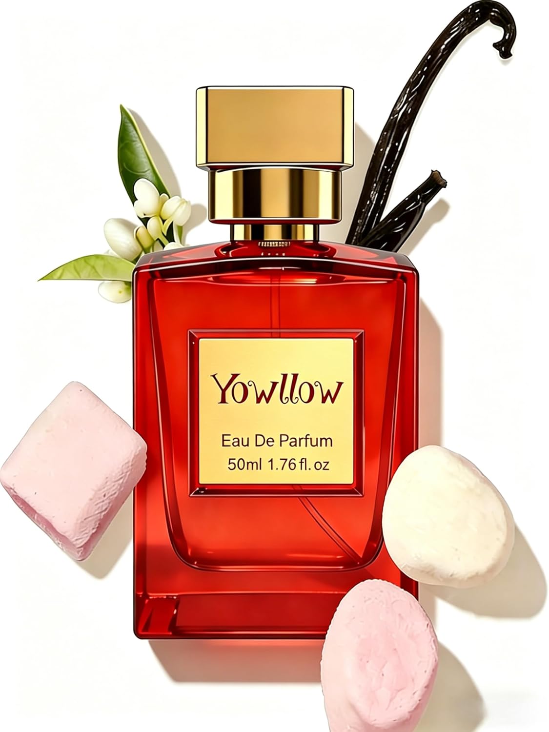 Yowllow- Womens Eau de Parfum - Floral Marshmallow Inspired by By K.aya.li #81 - Long Lasting & Pure Feminine Perfume - Luxury Women Fragrance Spray 1.7 Fl 0z/50ML