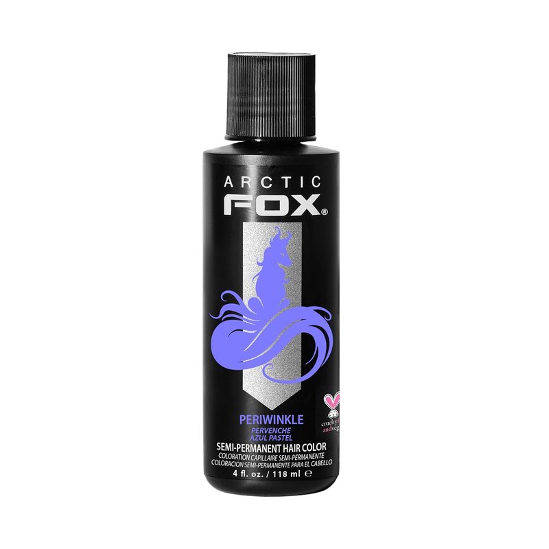ARCTIC FOX Semi-Permanent Hair Color Dye - Vegan & Cruelty-Free | Periwinkle (4 Fl Oz)