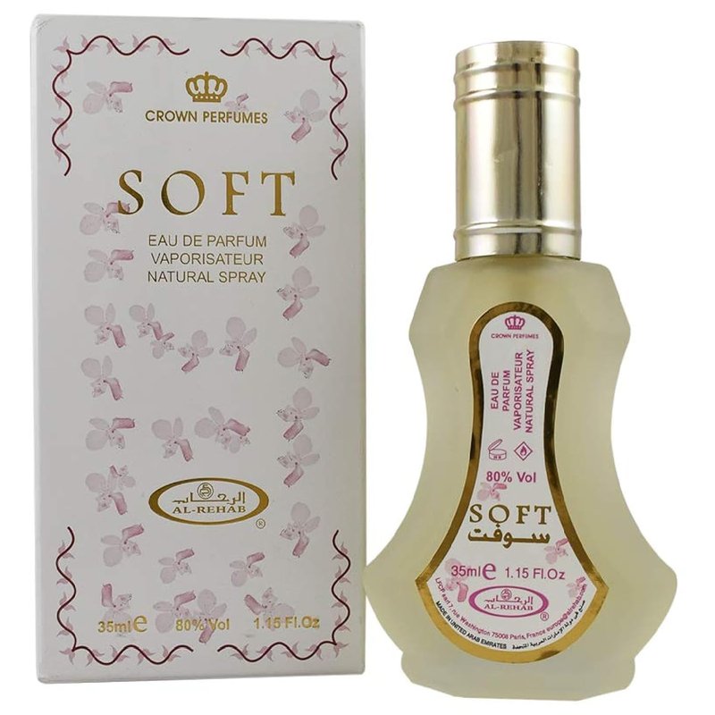 Al-Rehab Soft Eau De Natural Perfume Spray - 35 ml (1.15 fl. oz)