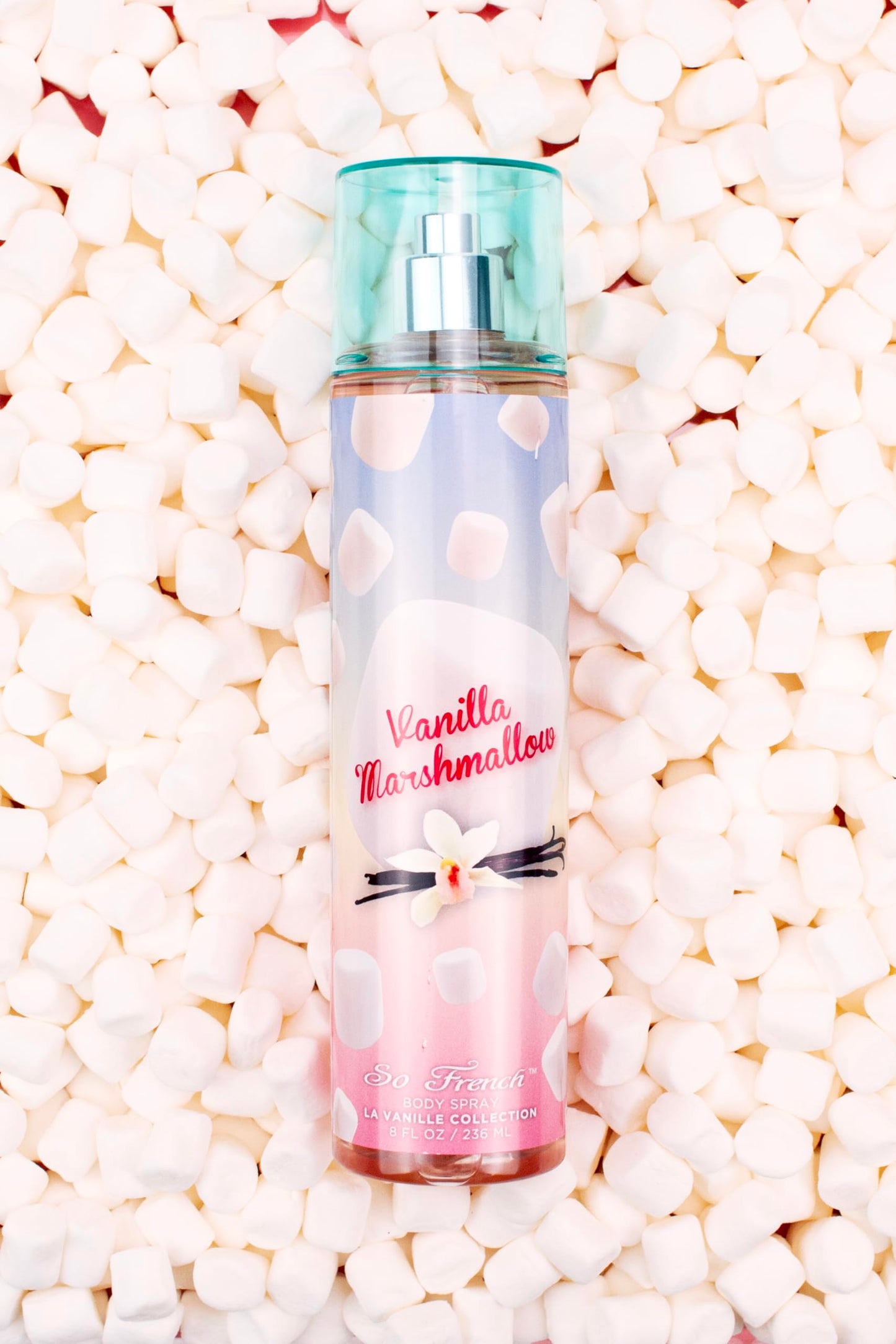 So French Body Mist for Women – Long-Lasting Body Spray – Refreshing Scented Perfume Fragrance – 8 Fl Oz (Vanilla Marshmallow)