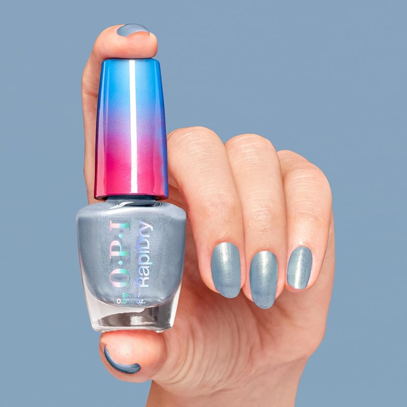 OPI RapiDry Quick Dry Nail Polish Colors | Opaque, Crème, & Shimmer Winter Shades | Smudge Proof, and Fast Drying in 60 Seconds | Vegan Formula