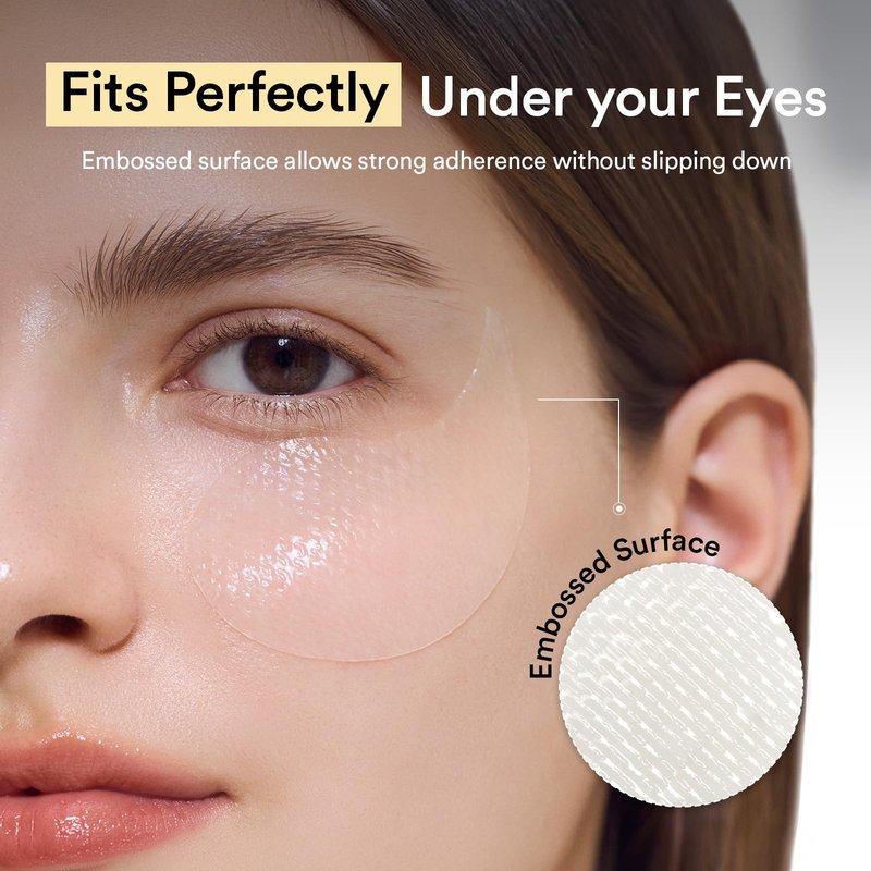 Abib Vegan Collagen* Eye Patches for Wrinkles & Fine Line with Jericho Rose Jelly & Peptide, 60 Count, Korean Skin Care