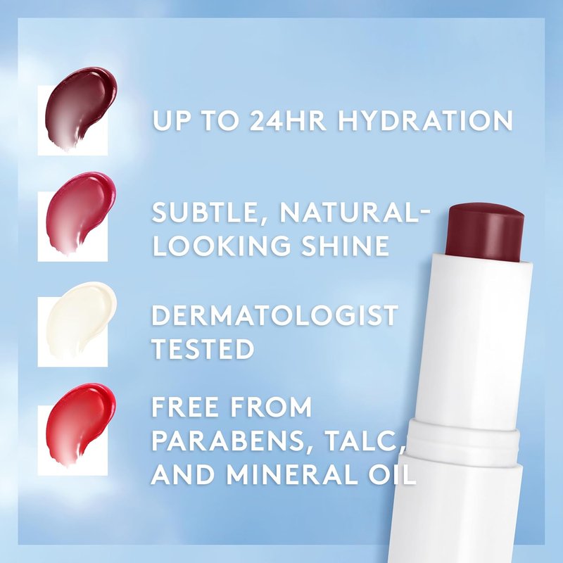 CoverGirl Clean Fresh Tinted Lip Balm - Vegan Hydrating Formula for Natural Finish | Clear as Crystal, 1 Count