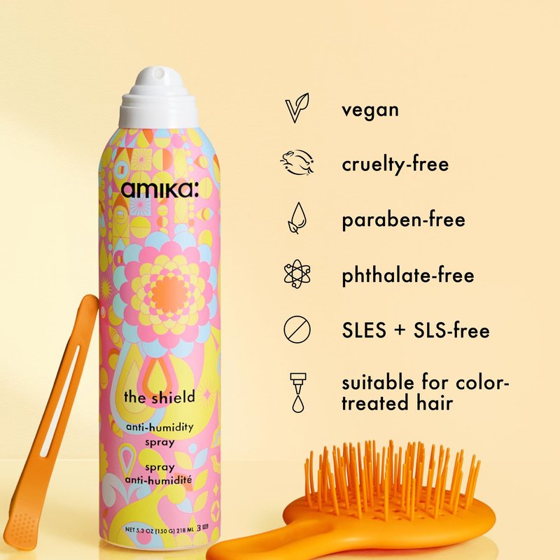 amika the shield anti-humidity spray, 2.5oz