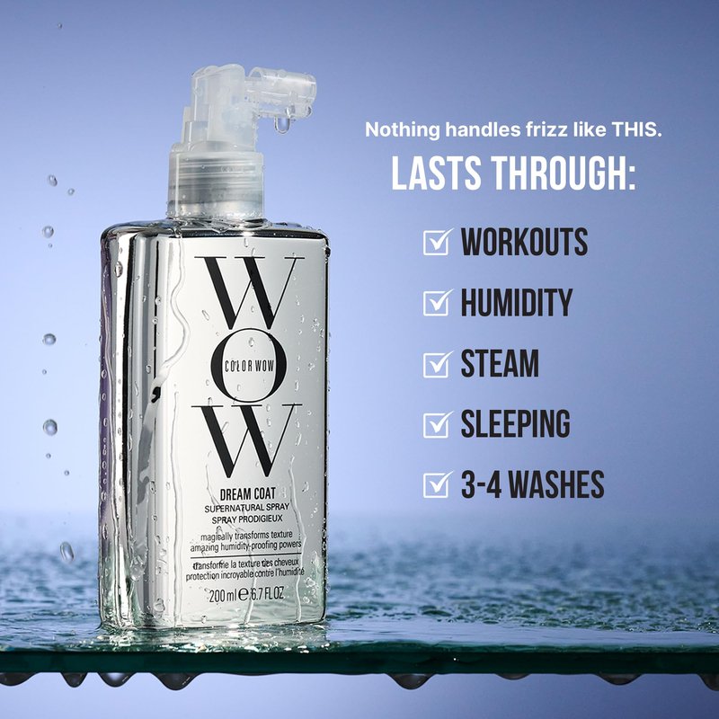 COLOR WOW Dream Coat Supernatural Spray, 6.7 Fl Oz – Keep Your Hair Frizz-Free and Shiny No Matter the Weather with Award-Winning Anti-Humidity Treatment