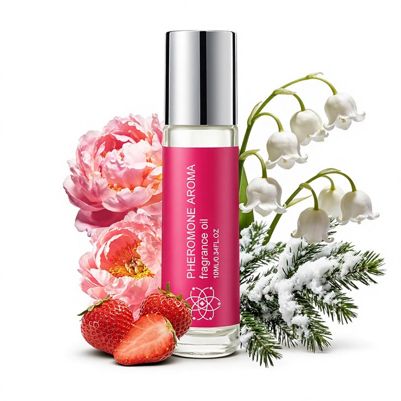 Halonly Pheromones Perfumes for Women, Long Lasting Roll On Oil Fragrance for Date Night, Fruity and Floral Daily Allure & Sensual Gift, Travel Perfume Day to Night Wear for Women - 0.34 fl.oz (10mL)