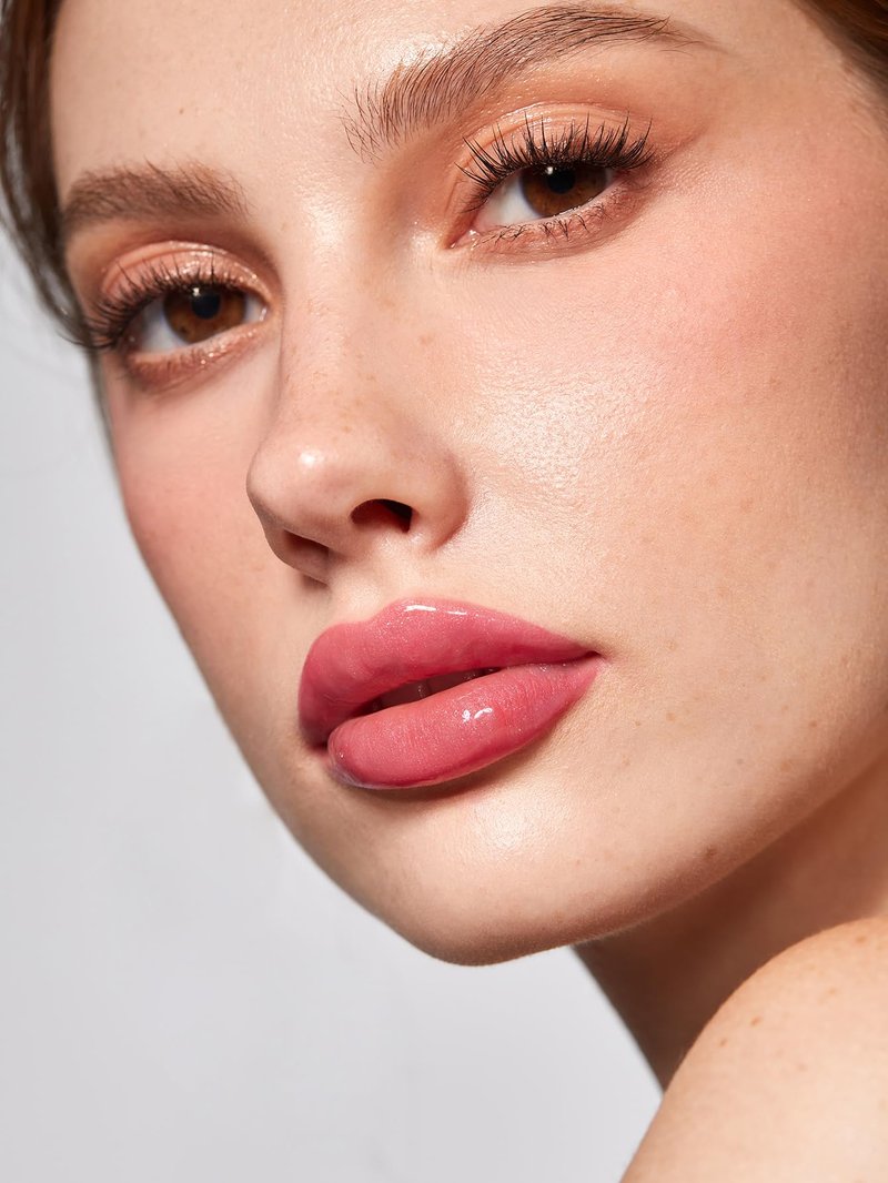 SHEGLAM Power Bouquet Lip Gloss Shiny Tinted Moisturizing Plumping Non-Sticky Lip Oil Repairing Camelia Extract Lip Care-Power Petals