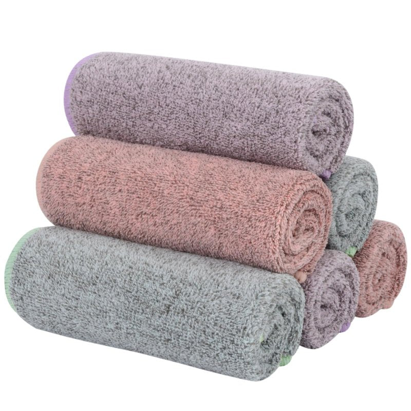 SINLAND Microfiber Face Cloths Highly Absorbent Washcloths Soft Feel Fingertip Towels Multi-Purpose Wash Cloths for Bathroom, Gym, Hotel, Spa and Kitchen, 12Inch x 12Inch