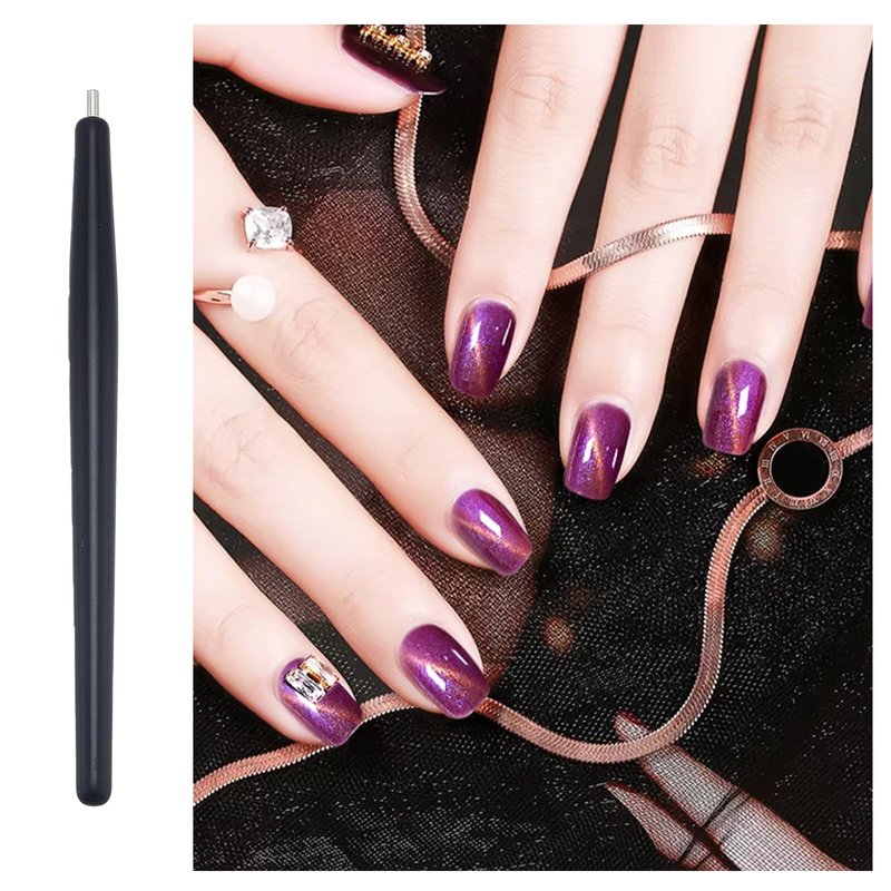 NICENEEDED 38 Pcs Nail Magnet Set, Cat Eye Gel Nail Polish Cat Eye Magnet for Nails, 3D Magnetic Cat Eye Art Cat Eye Magnets Sticks Nail Design Tools Nail Art Accessories