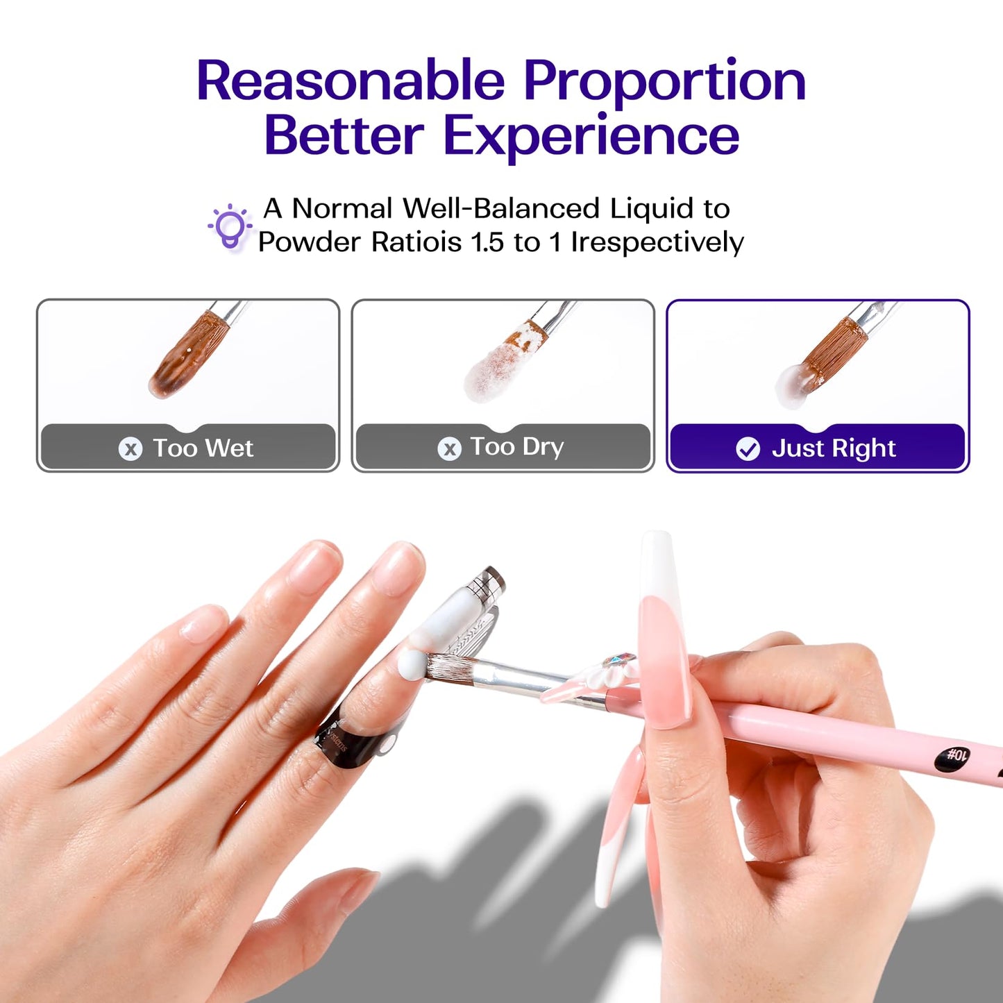 VANSISOS Professional Acrylic Nail Liquid: 8fl.oz Acrylic Liquid for Acrylic Powders Non-Yellowing for MMA-Free DIY Home Nail Salon Use