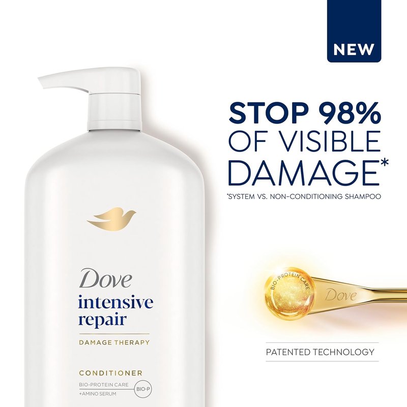 Intensive Repair Conditioner for Damaged Hair - Bio-Restore Complex | 31 oz Pack of 4